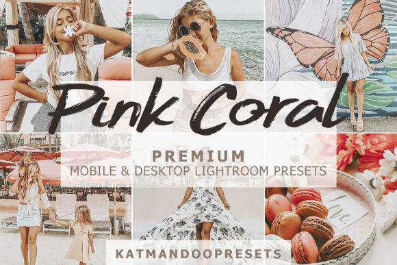 Download 10 Mobile &amp; Desktop Presets- Pink Coral - Desktop Collection