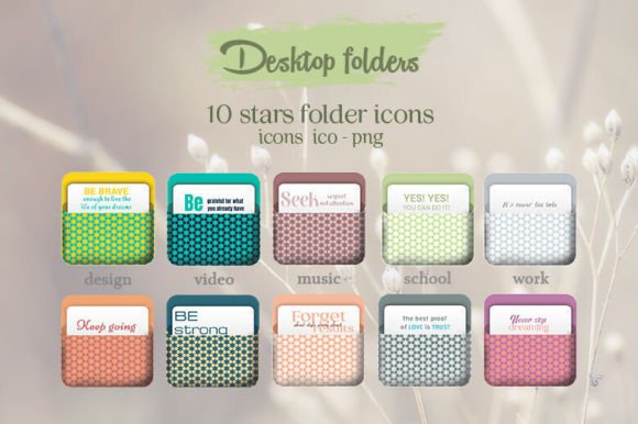 Download Stars Folder Icons for Desktop - Premium Resources